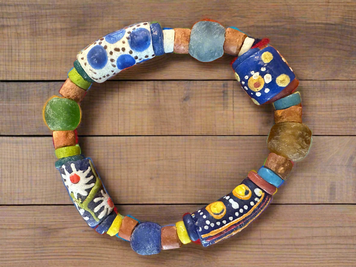 Ghanain Glass Bracelets
